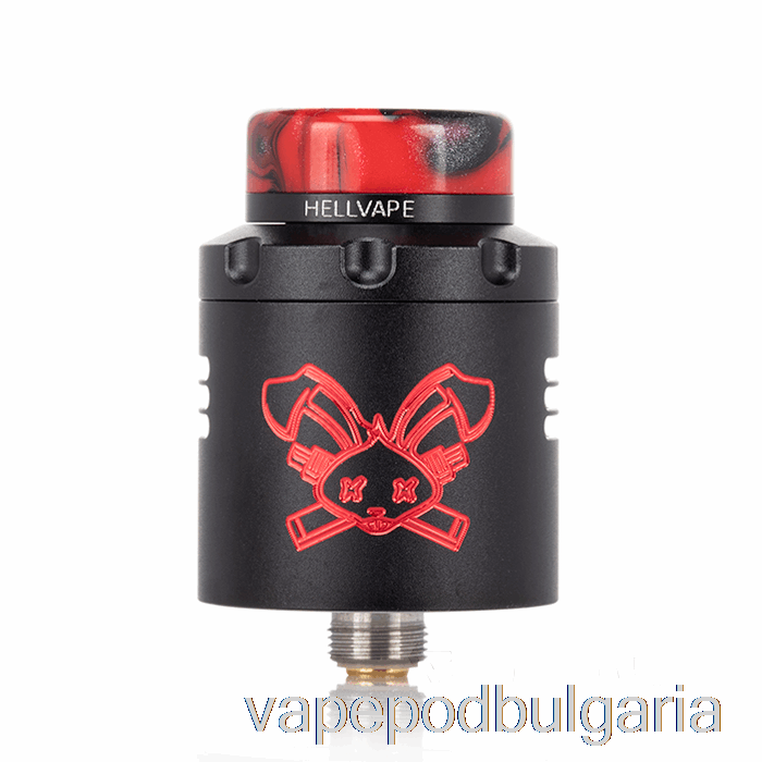 Vape 10000 Дръпки Hellvape Dead Rabbit V3 24mm Rda Black Red